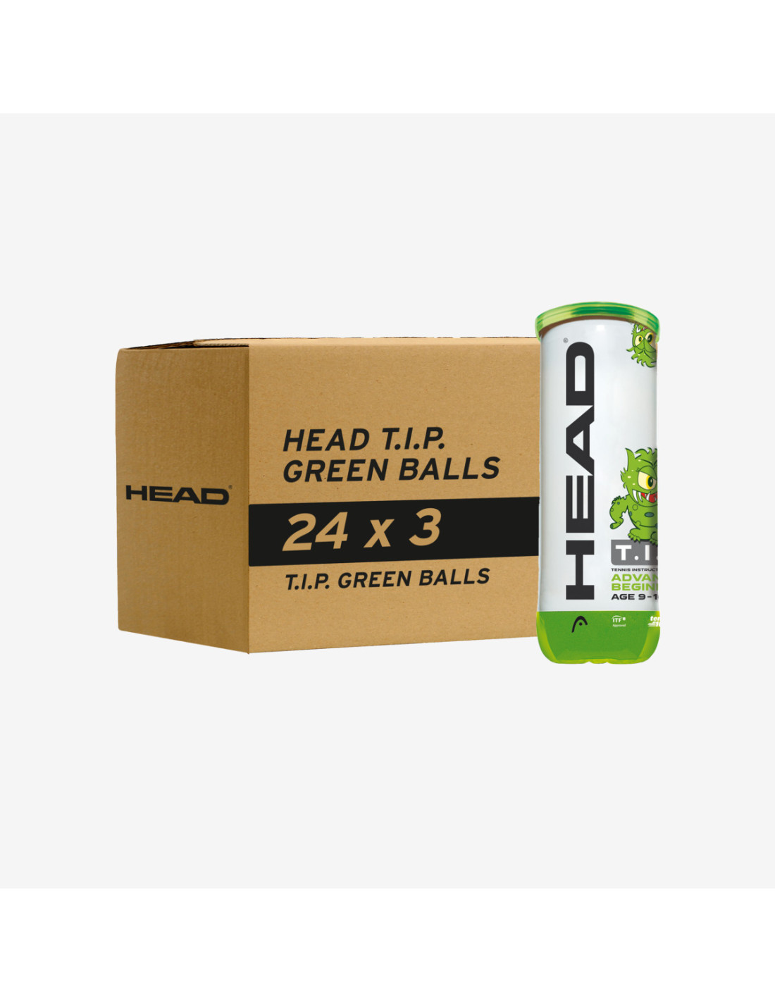 3B HEAD TIP GREEN - 6DZ