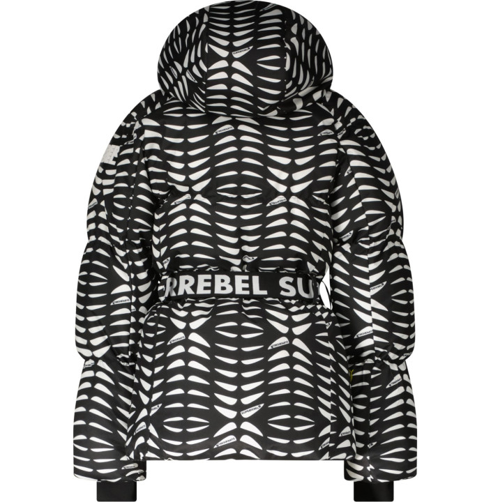 PUFF GIRLS FLEECE HOODED JACKET