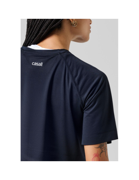 Laser Mesh Crop Tee Laser Mesh Crop Tee