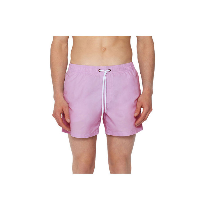 ELASTIC WAIST SWIM TRUNKS