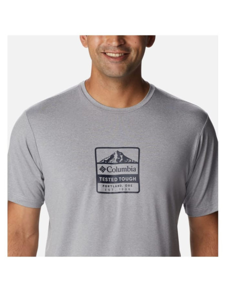 TECH TRAIL FRONT GRAPHIC SS TEE