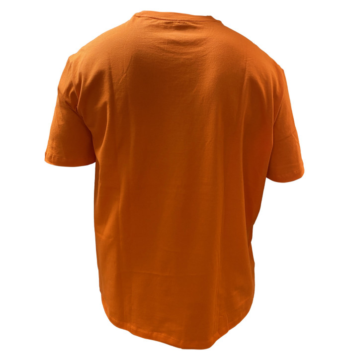 STRETCH COTTON T-SHIRT WITH PAUL&SHARK PRINT