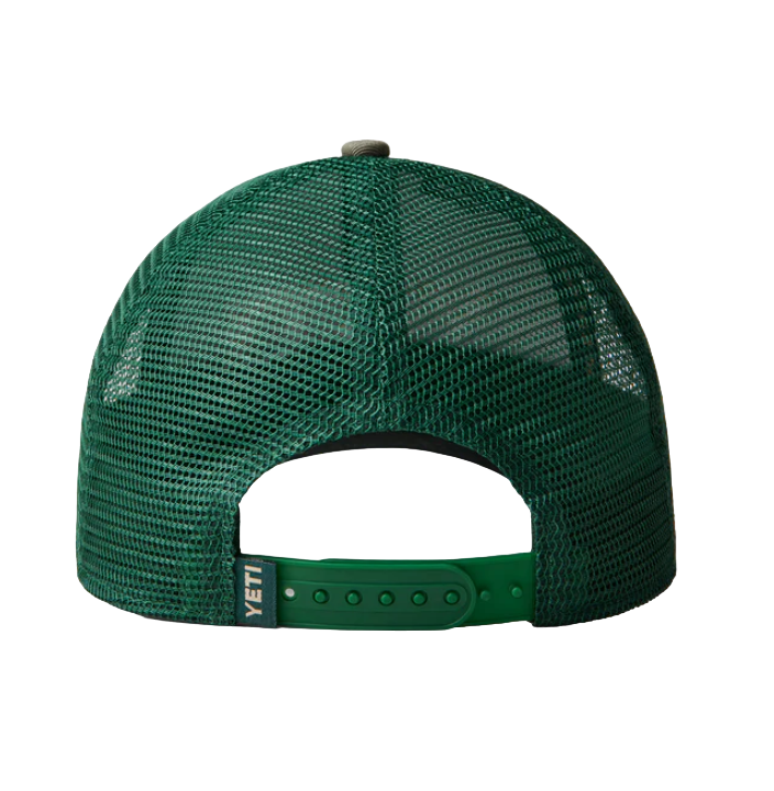 CAMO LOGO BADGE LOW PRO TRUCKER HAT