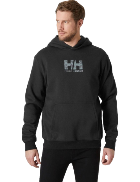 COTTON FLEECE GRAPHIC HOODIE