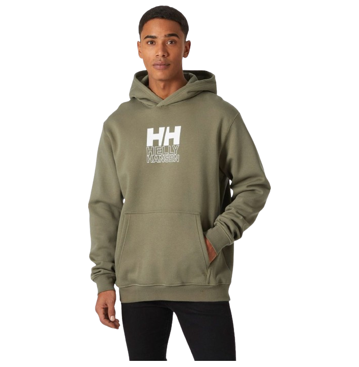 COTTON FLEECE GRAPHIC HOODIE