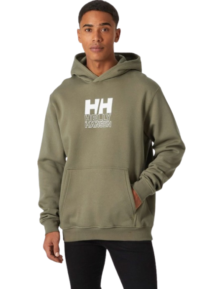 COTTON FLEECE GRAPHIC HOODIE