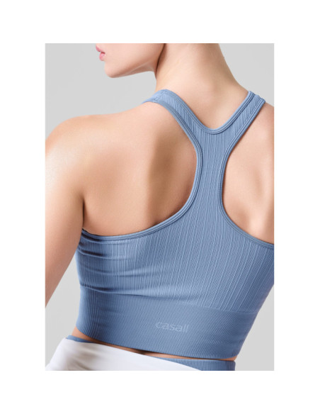 MULTI RIB SEAMLESS PADDED SPORTS TOP MULTI RIB SEAMLESS PADDED SPORTS TOP