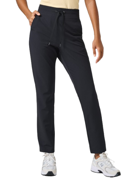 EASE HIGH WAIST WOVEN PANTS