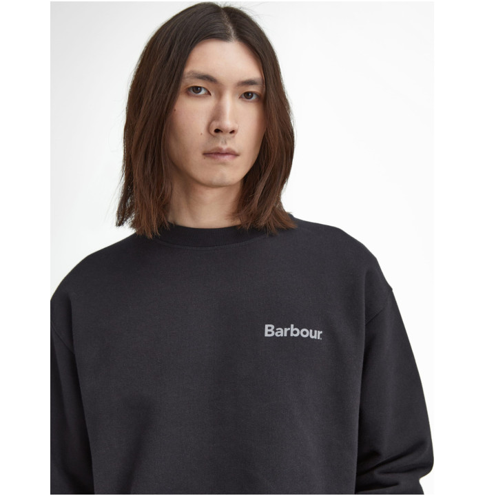 Barbour crew neck sweatshirt sales