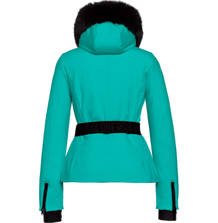 HIDA FAUX BORDER SKI JACKET