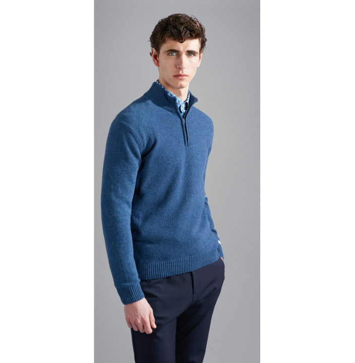 MEN'S ZIPPED PULLOVER    