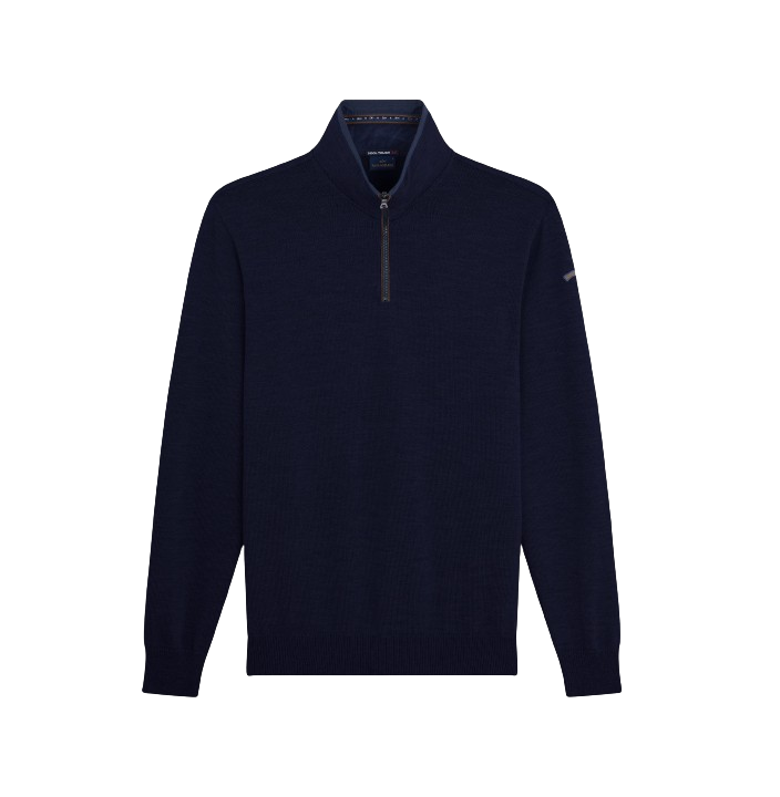 MEN'S ZIPPED PULLOVER    