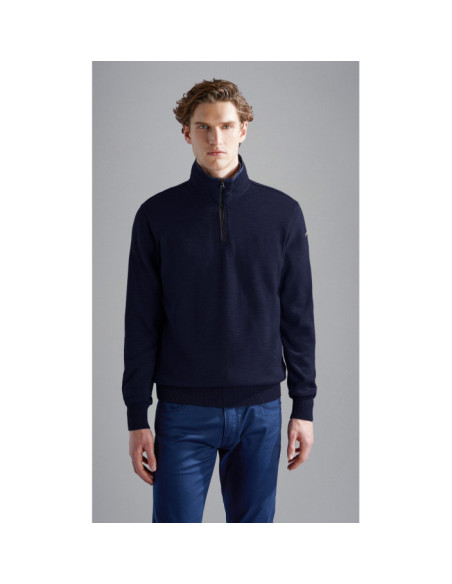 MEN'S ZIPPED PULLOVER    