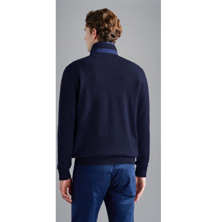 MEN'S ZIPPED PULLOVER    
