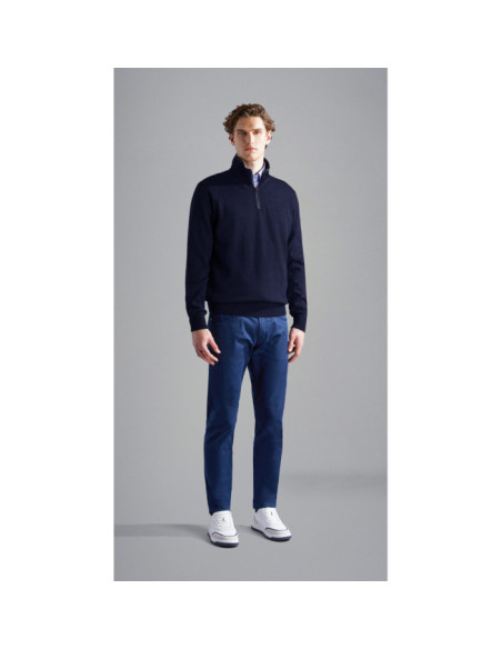 MEN'S ZIPPED PULLOVER    