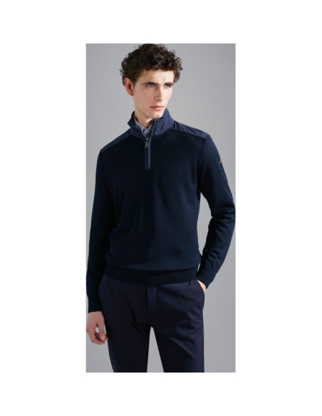 MEN'S ZIPPED PULLOVER    
