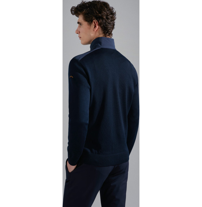MEN'S ZIPPED PULLOVER    