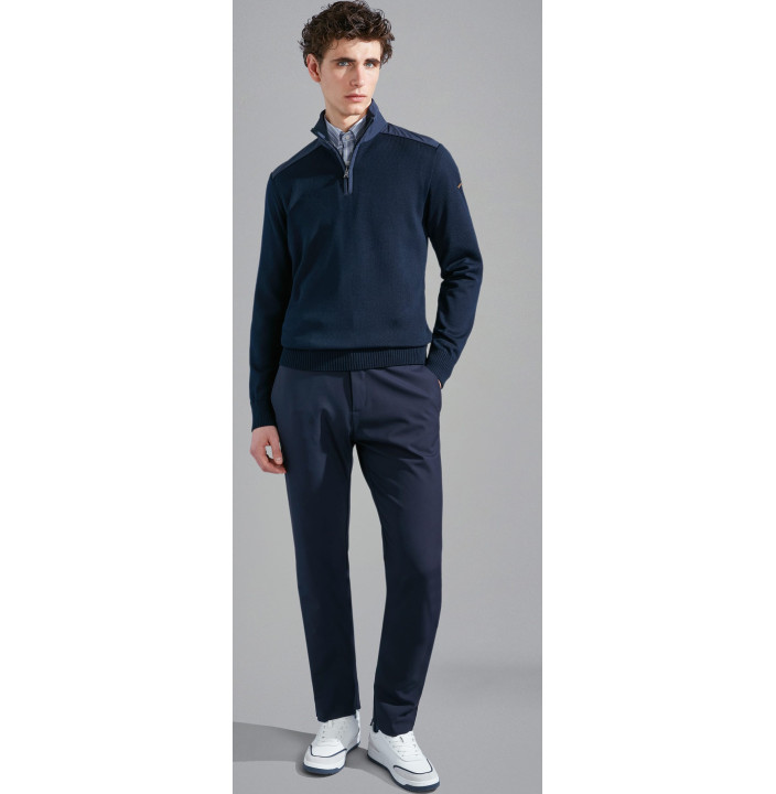 MEN'S ZIPPED PULLOVER    