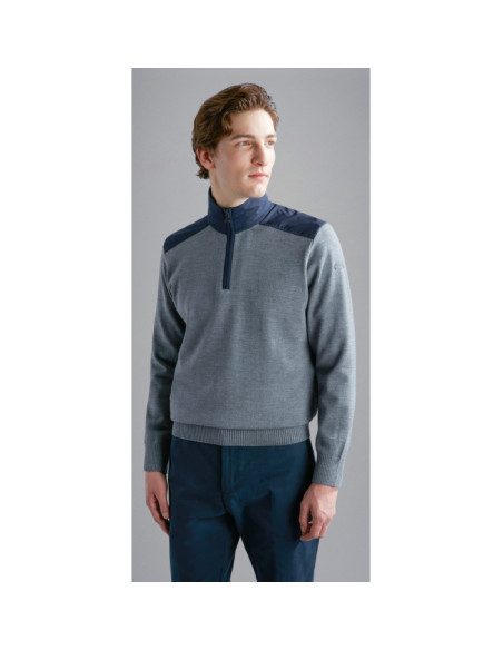 MEN'S ZIPPED PULLOVER    