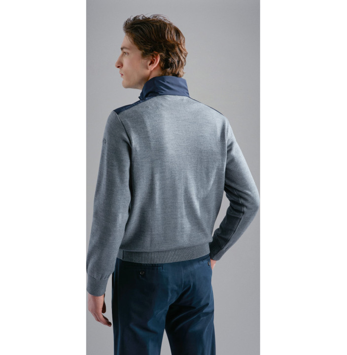 MEN'S ZIPPED PULLOVER    