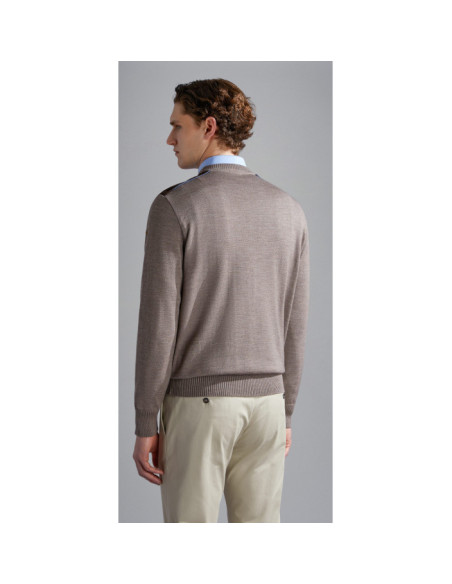 PULL RAS DU COU EN LAINE                                    