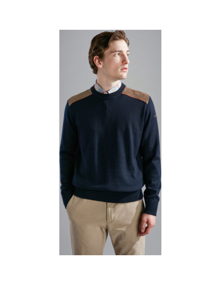 PULL RAS DU COU EN LAINE                                    