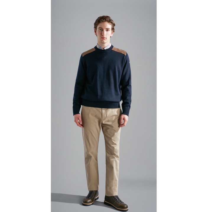 PULL RAS DU COU EN LAINE                                    