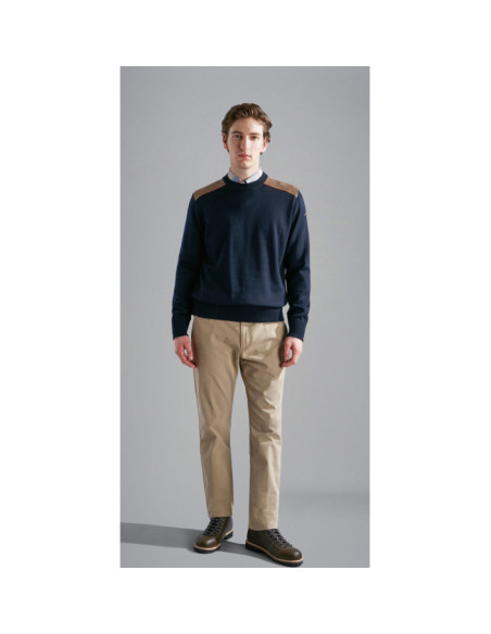 PULL RAS DU COU EN LAINE                                    