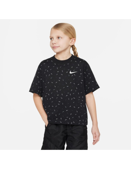 G NK NSW TEE BOXY SWOOSH AOP