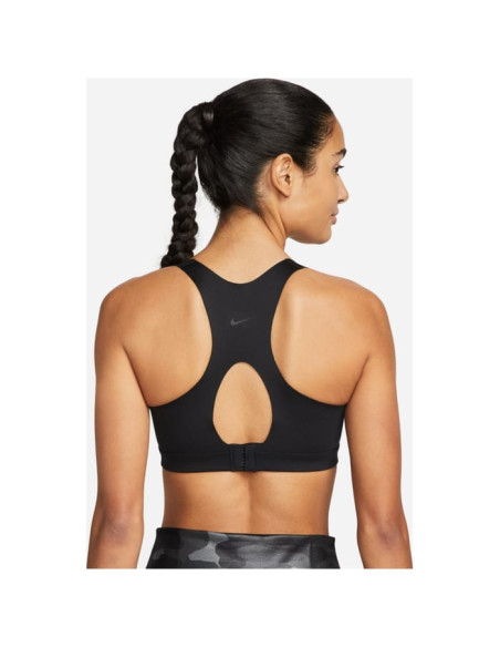 W NK DF ALPHA ZIP-FRONT BRA