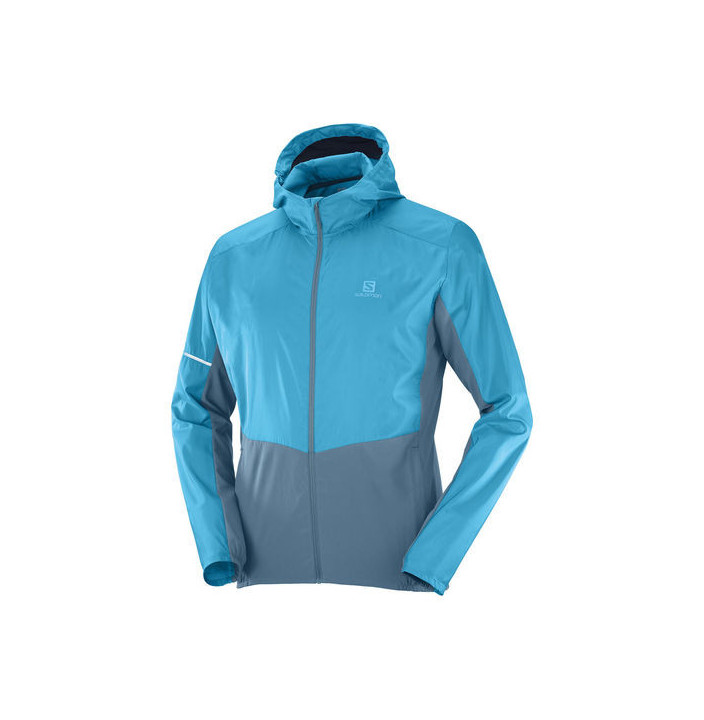 SALOMON AGILE FZ WIND HOODIE M Viladomat