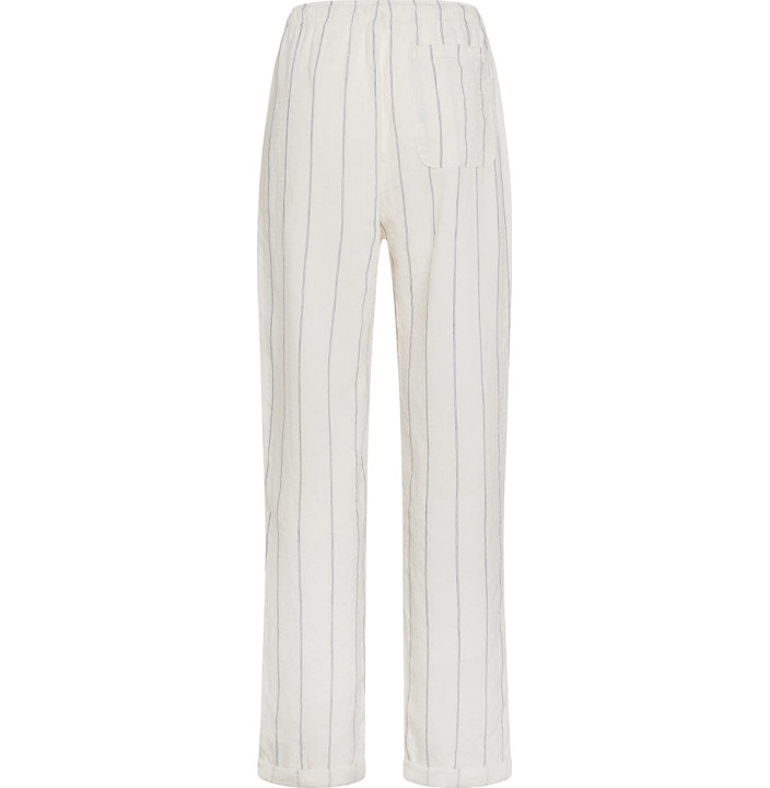 PANTALONE IN LINO GESSATO