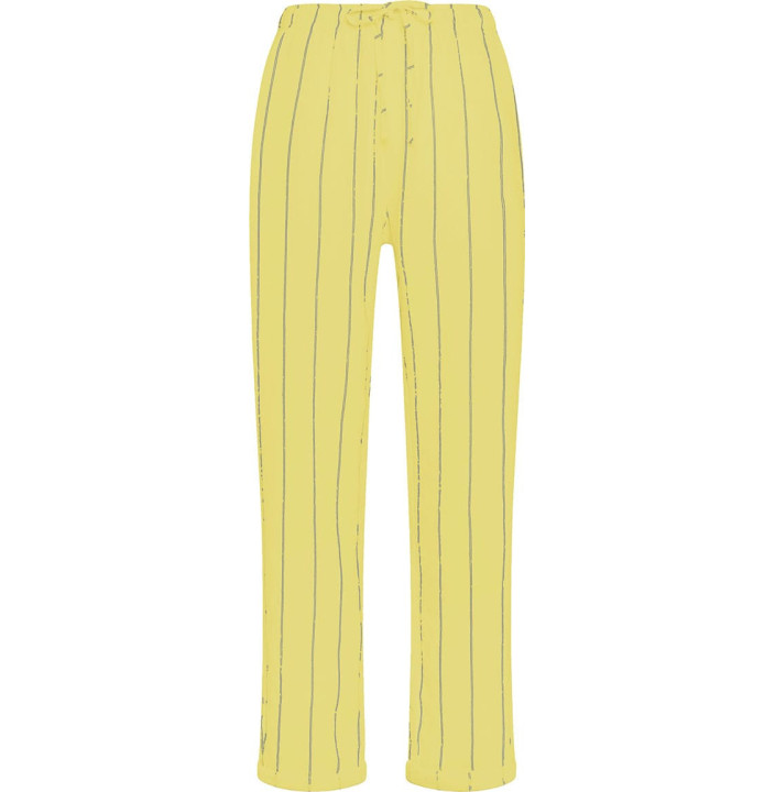 PANTALONE IN LINO GESSATO