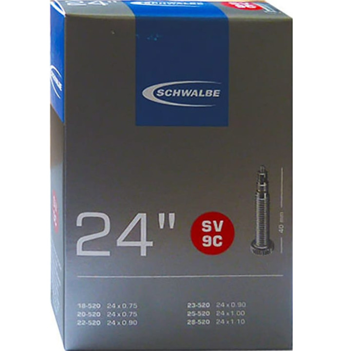 CAMARA SCHWALBE 24X0.75-1.10 VALVULA PRESTA 40MM