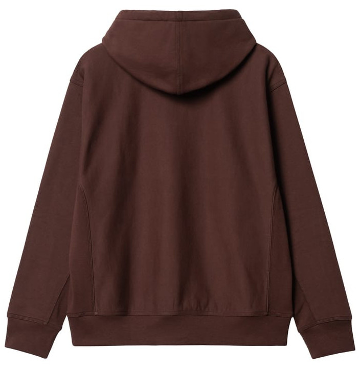 HOODED AMERICAN SCRIPT SWEAT