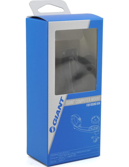 COMPUTER AND GOPRO COMBO MOUNT FOR ROUND BAR