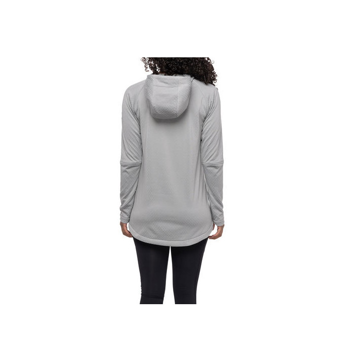 WOMEN MISSION GRID FLEECE HOODY
