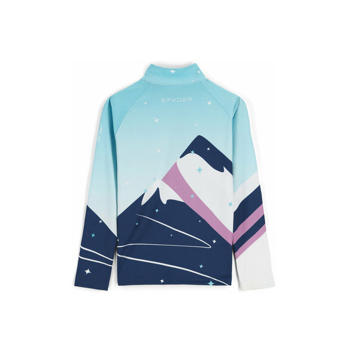 GIRLS SURFACE ZIP T-NECK