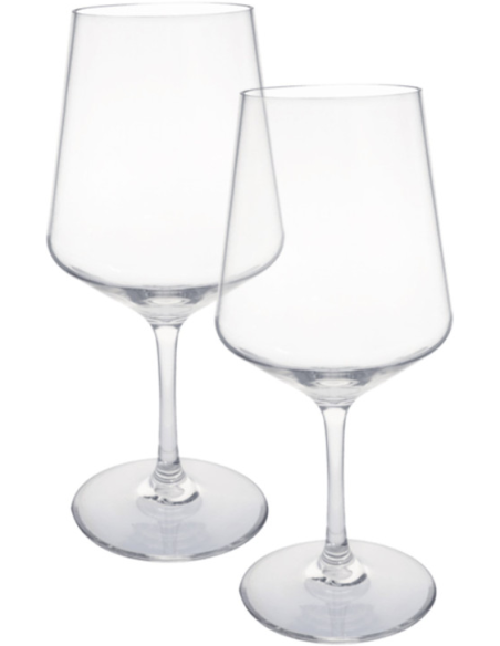 SOHO RED WINE GLASS 2PC ACRYLIC