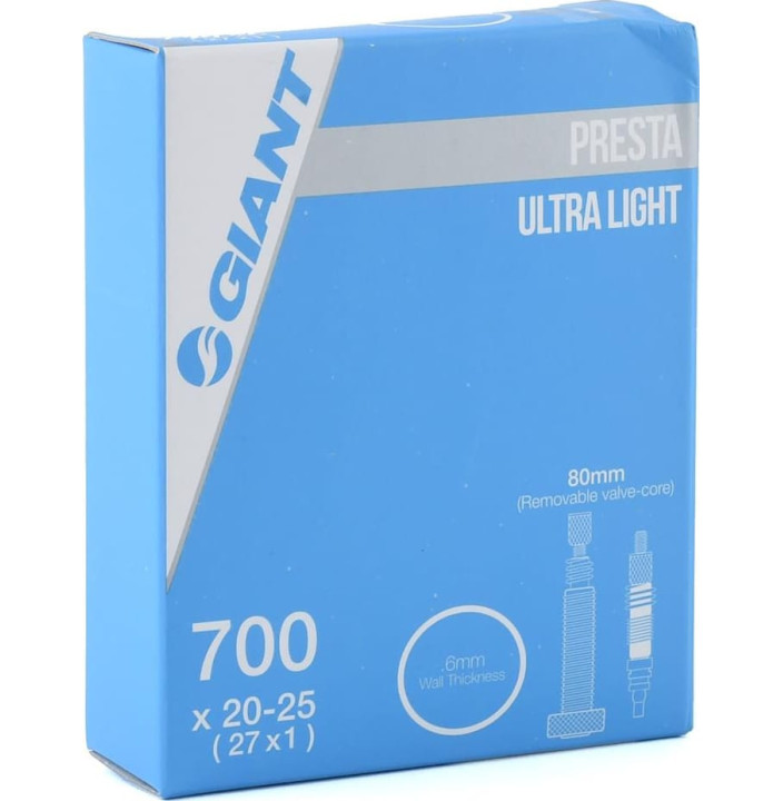 ULTRALIGHT 700X20-25 THREADED PV REM VALVE CORE - 80MM