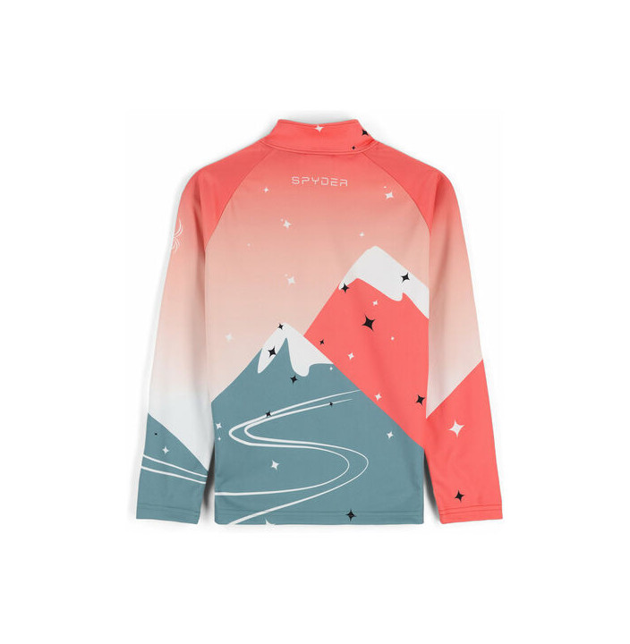 GIRLS SURFACE ZIP T-NECK