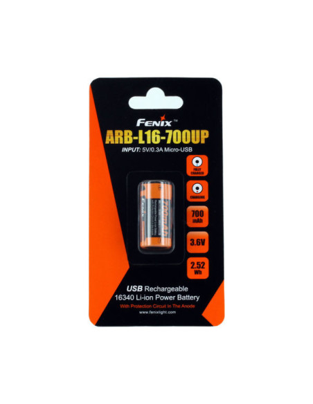 BATERIA FENIX 16340