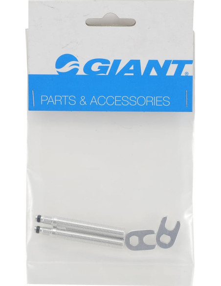 GIANT 40MM VALVE EXTENSION FOR TUBELESS TYREF V VALVE W TOOL GIANT 40MM VALVE EXTENSION FOR TUBELESS TYREF V VALVE W TOOL