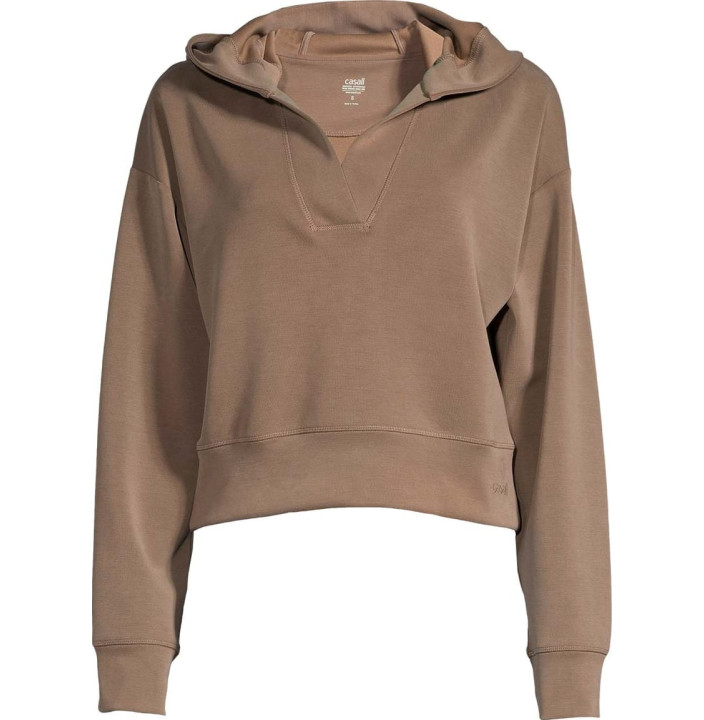 Peachy V Neck Hoodie