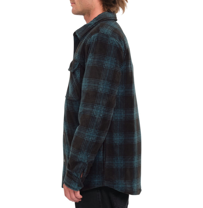 BOWERED FLEECE LS