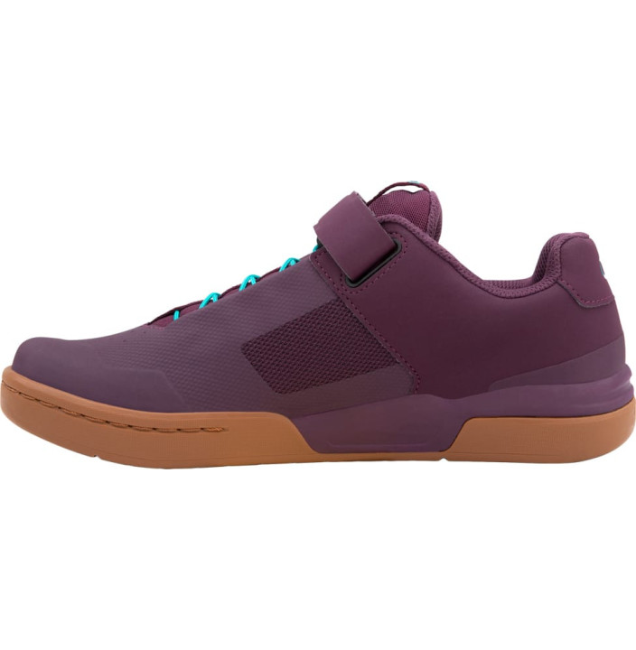 CRANK BROTHERS SHOES STAMP SPEEDLACE PURPLE TEAL BLUE - GUM