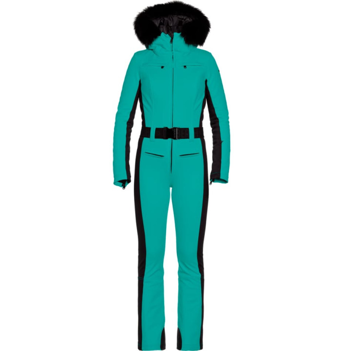 PARRY FAUX BORDER SKI SUIT