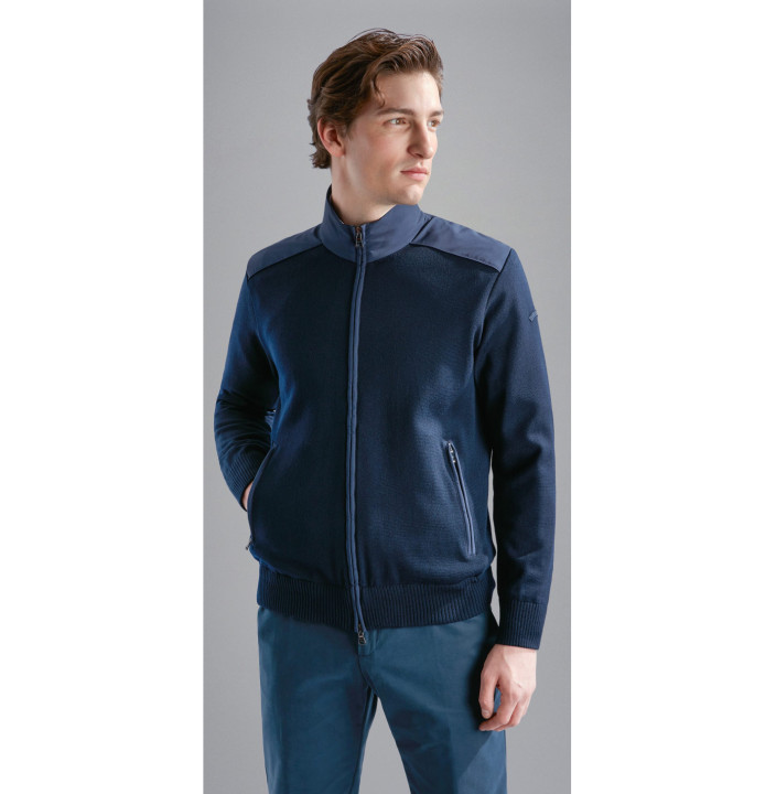 MEN'S ZIPPED PULLOVER    