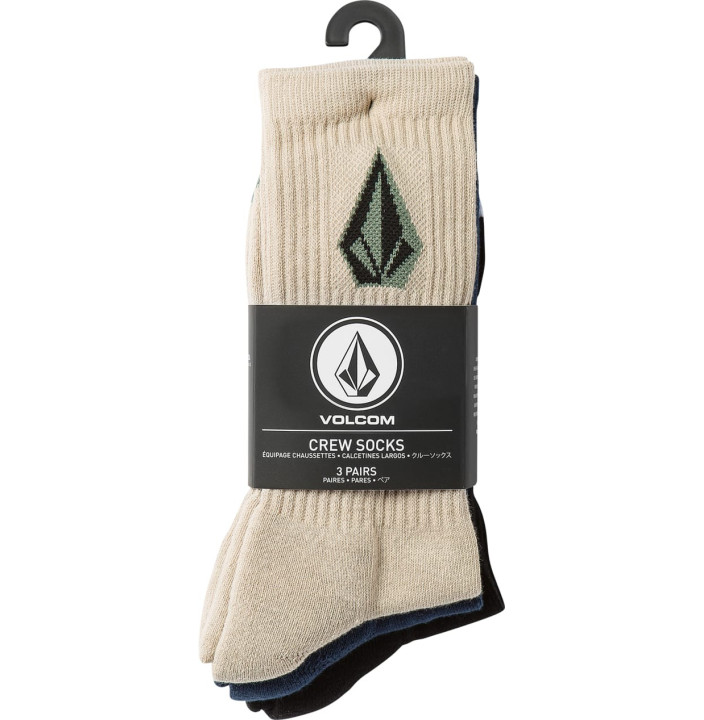 FULL STONE MIX SOCKS (3 PACK)