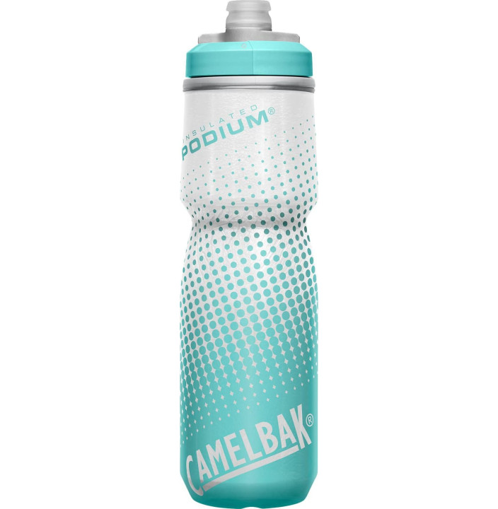 PODIUM CHILL 24OZ, TEAL DOT